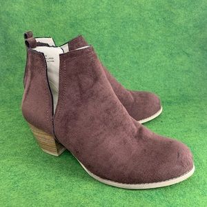 Torrid Suede Ankle Booties
